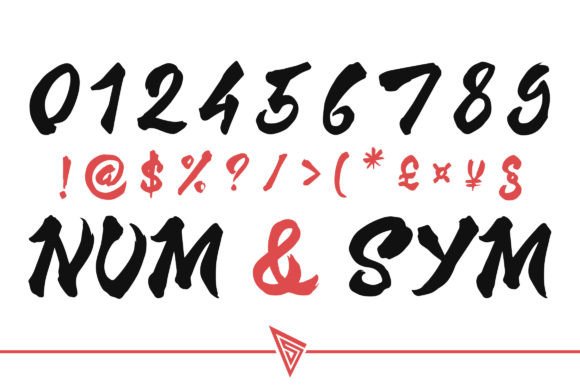 Japan Wave Font PNG with transparent background - Preview 6