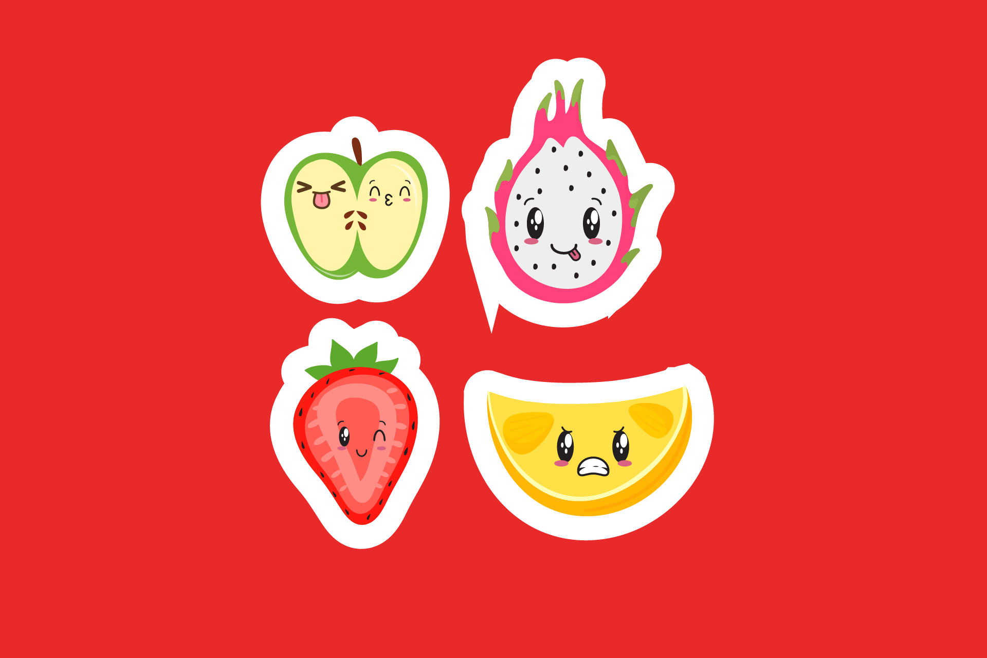 Kawaii Sticker Bundling Icon Illustration par asfedstudio · Creative ...