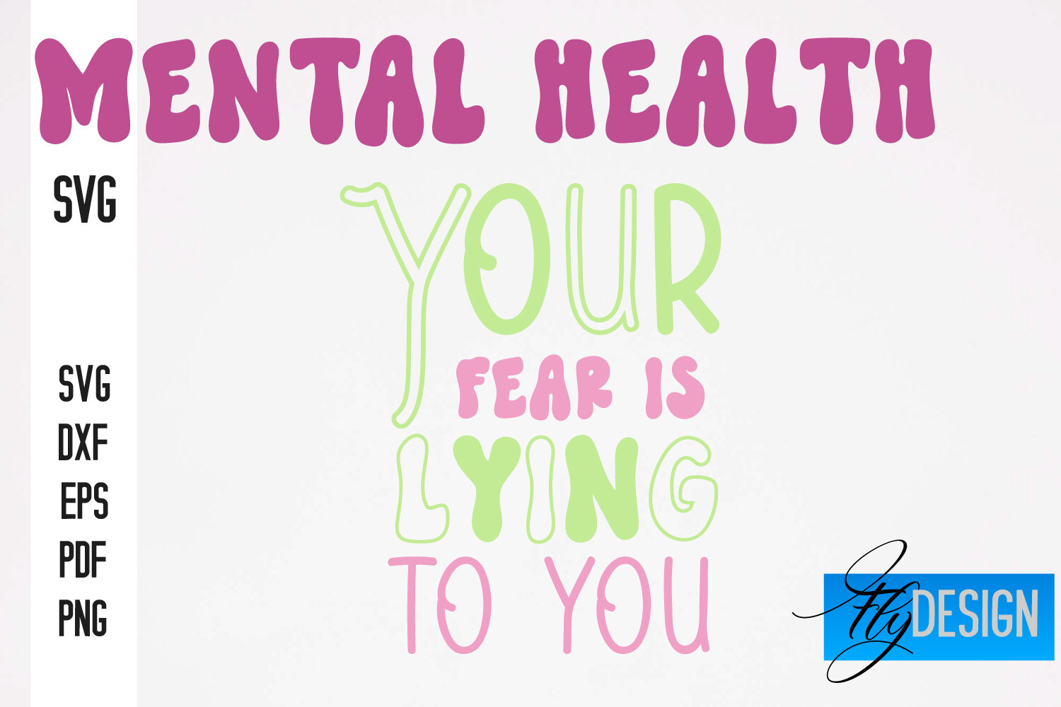 Mental Health SVG Design | Funny Quotes Graphic by flydesignsvg ...