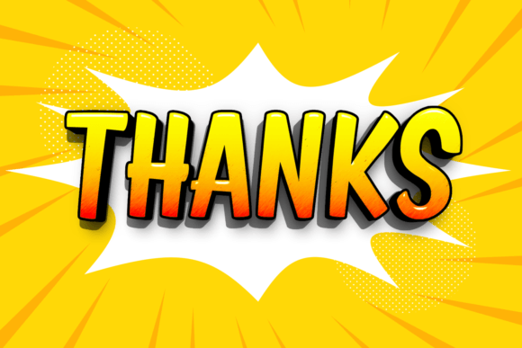 Simple Anime Font PNG with transparent background - Preview 3