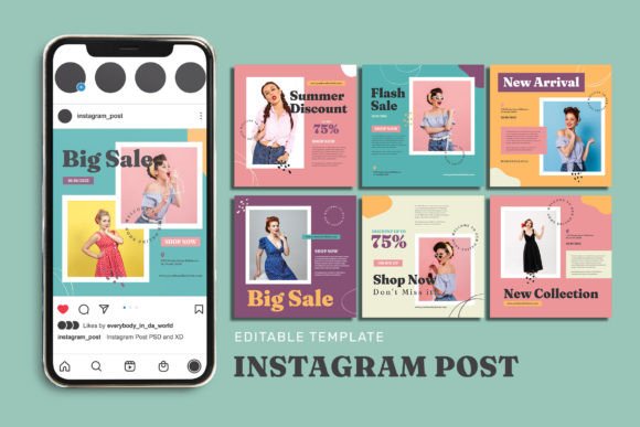 Instagram Sale Templates - Summer