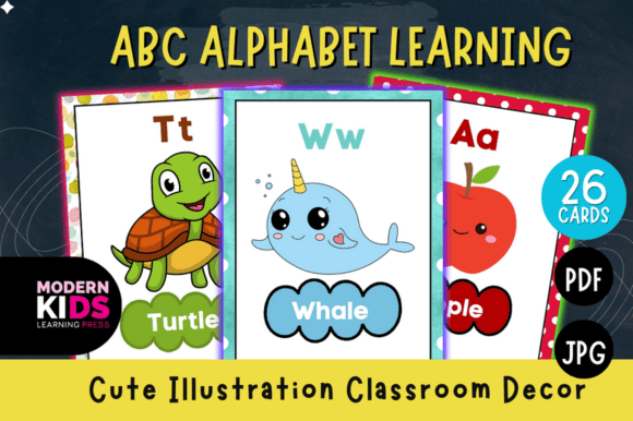 ABC Alphabet Learning Classroom Decor