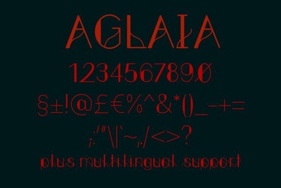 Aglaia Font - Preview 2