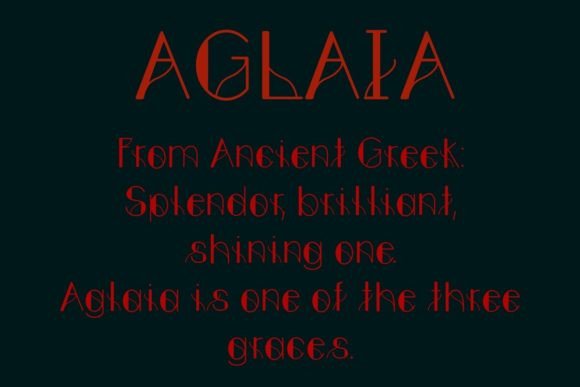 Aglaia Font - Preview 3