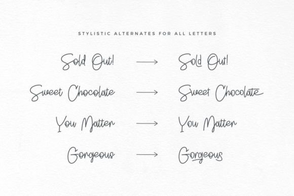 Alista Blair Font - Preview 6