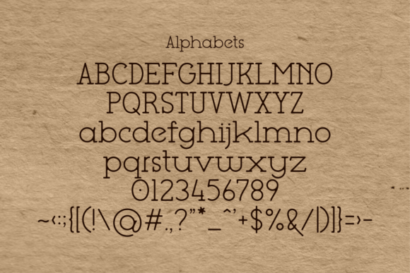 Be Type Reborn Font - Preview 1