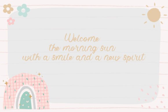 Birthday Rainbow Font - Preview 1