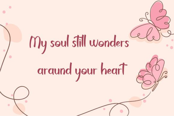 Butterfly Font - Preview 2