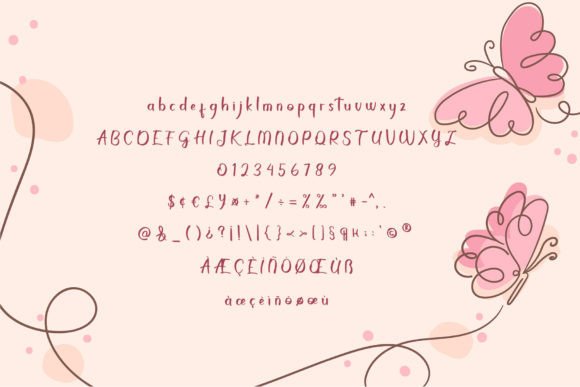 Butterfly Font - Preview 3