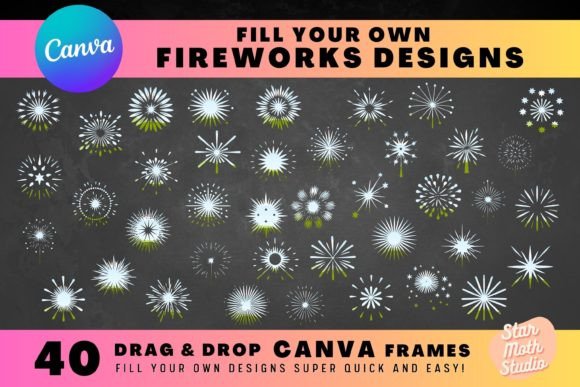 CANVA FRAMES - FIREWORKS