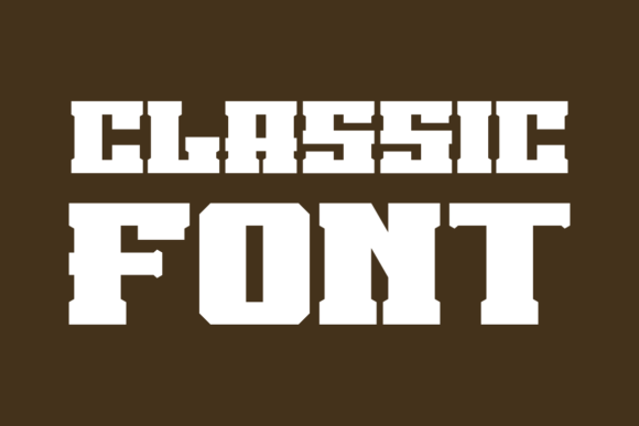 Classic Montage Font - Preview 1