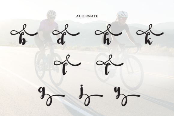 Cycling Font - Preview 6