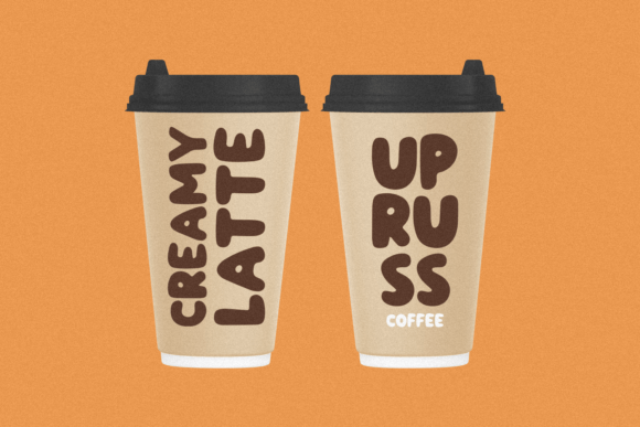 Donut Power Font PNG with transparent background - Preview 2