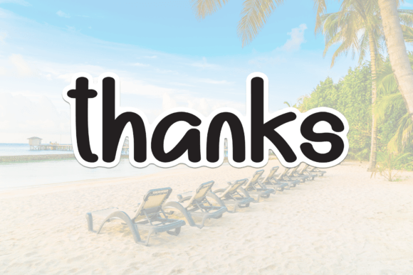 Famous Beach Font - Preview 6