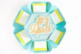 Father's Day SVG 3D Exploding Box · Creative Fabrica