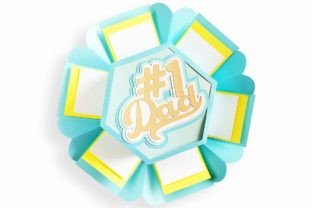 Father's Day SVG 3D Exploding Box · Creative Fabrica