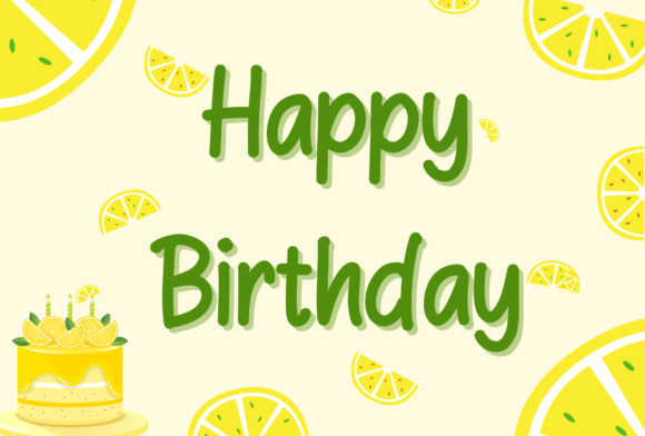 Fresh Lemonade Font - Preview 2