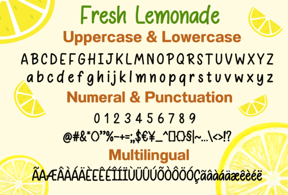 Fresh Lemonade Font - Preview 4
