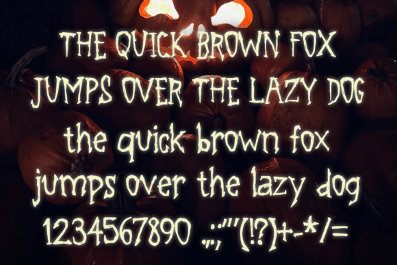 Halloween Carve Font - Preview 3