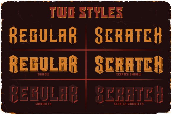Hell Rider Font PNG with transparent background - Preview 2