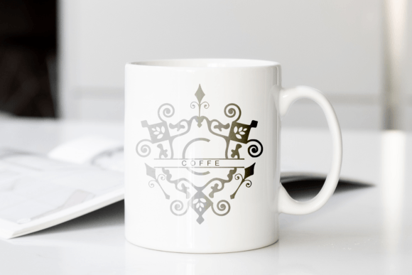 King and Queen Monogram Font PNG with transparent background - Preview 3