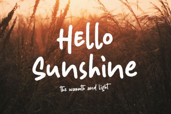 Morning Wednesday Font PNG with transparent background - Preview 1