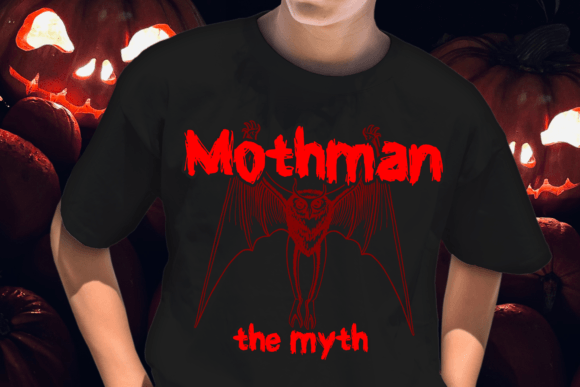 Mothman Legend Font PNG with transparent background - Preview 2