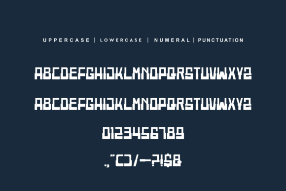 Robotbox Font PNG with transparent background - Preview 4