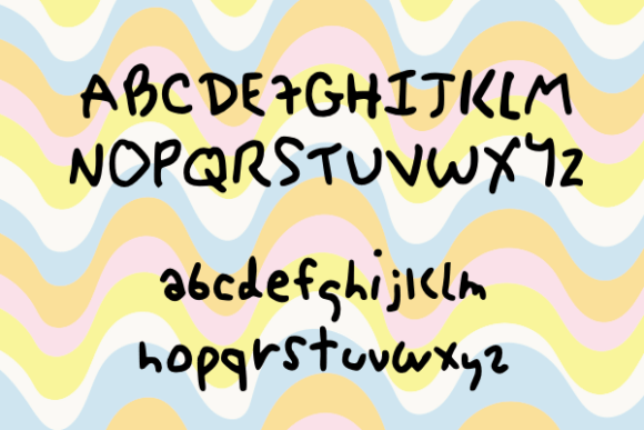 Rolling Highway Font PNG with transparent background - Preview 1