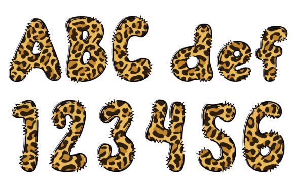 Animals Bundle Font PNG with transparent background - Preview 1
