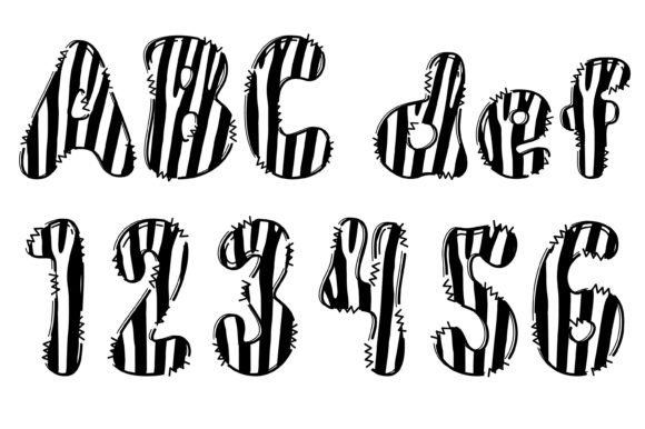 Animals Bundle Font PNG with transparent background - Preview 4