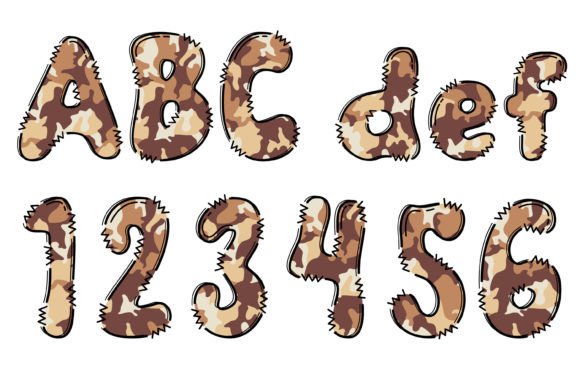 Army Camouflage Bundle Font - Preview 2