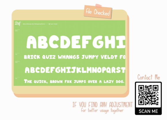 Baby Dinosaur Font - Preview 3