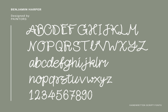Benjamin Harper Font - Preview 1