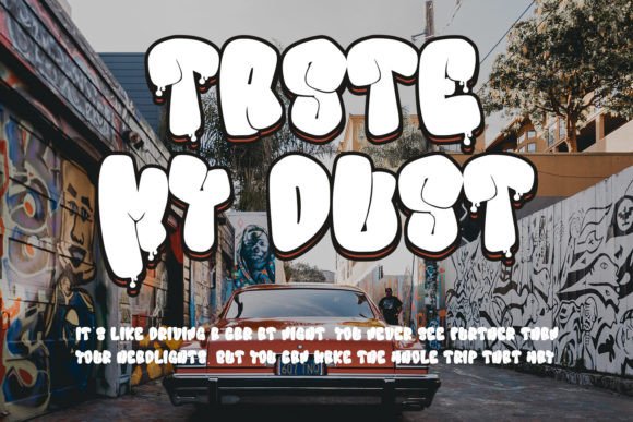 Bubble Paint Font - Preview 3