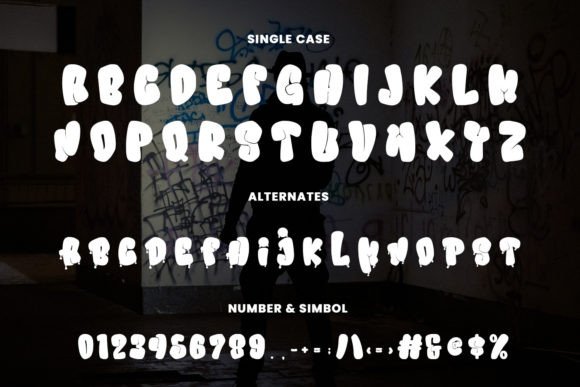 Bubble Paint Font - Preview 6