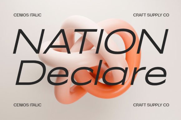 Cenios Font - Preview 1