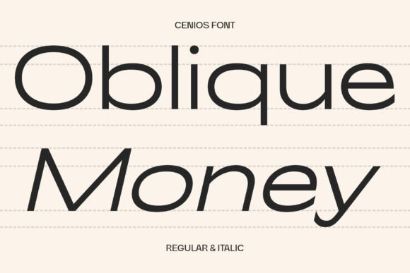 Cenios Font - Preview 2