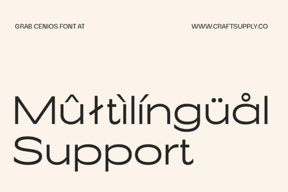 Cenios Font - Preview 6