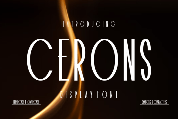 Cerons Font - Preview 1