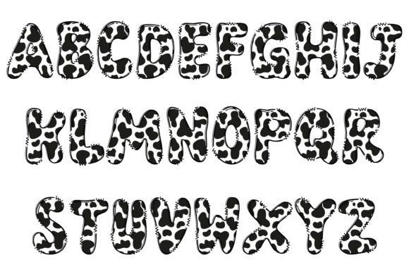 Cow Font - Preview 1