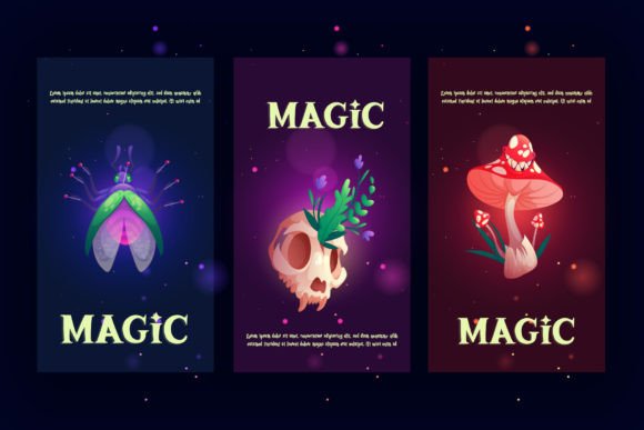 Fox Wizard Font PNG with transparent background - Preview 1