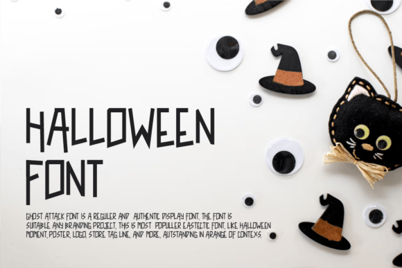 Ghost Attack Font - Preview 1