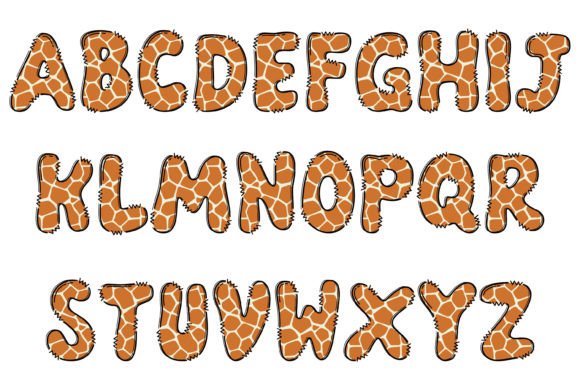 Giraffe Font - Preview 1