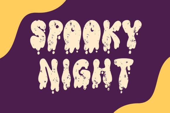 Groovy Drip Font - Preview 4
