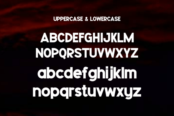 Gusruk Font PNG with transparent background - Preview 1
