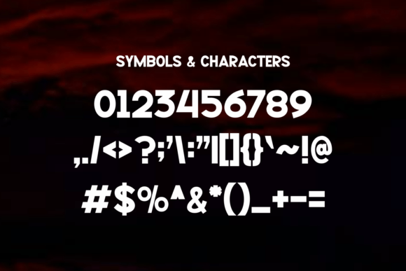 Gusruk Font PNG with transparent background - Preview 2