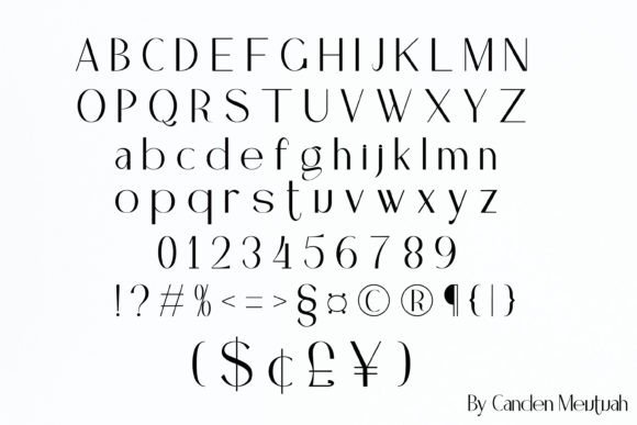 Luxiana Font PNG with transparent background - Preview 6