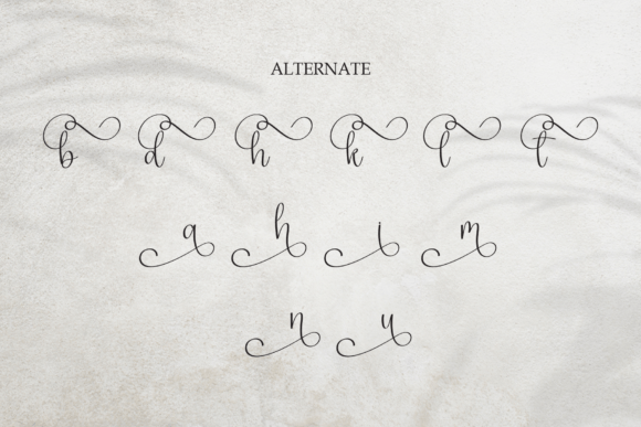 Mentioned Font PNG with transparent background - Preview 6