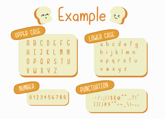Monoline Doodle Font PNG with transparent background - Preview 1